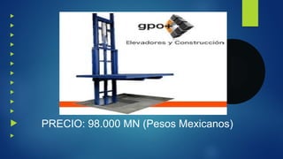 










 PRECIO: 98.000 MN (Pesos Mexicanos)

 