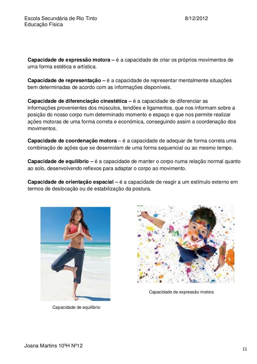 Ao Ler A Definição De Capacidade Coordenativas