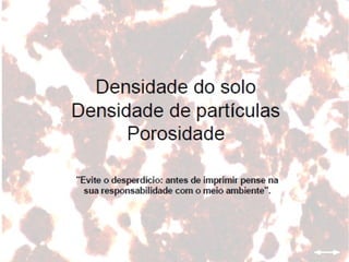 Fisica do solo 1 - 2014