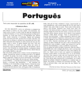 FATEC             Português
01/07/2001   páginas - 1 - 2 - 3 - 4
 