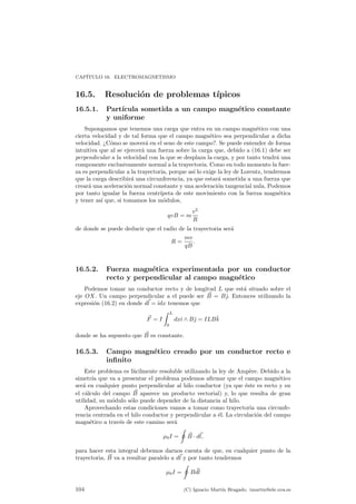 CAP¶ITULO 15. FEN¶OMENOS ONDULATORIOS 
q1 
q2 
Figura 15.7: Refracci¶on de una onda. 
Medio 1. 
Velocidad v 
Ondas secundarias segun 
el principio de 
Huygens. 
Medio 2. 
Velocidad v 
1 
2 
Figura 15.8: Explicaci¶on seg¶un el principio de Huygens de la refracci¶on. 
98 (C) Ignacio Mart¶³n Bragado. imartin@ele.uva.es 
 