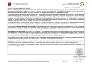 Modelo Educativo Centrado en el Aprendizaje con Enfoque por Competencias. Plan 2008 Página 3 de 38
Carrera: TODAS LAS DE LA RAMA DE ICFM Unidad de Aprendizaje: FÍSICA II
El enfoque didáctico incorpora como método la problematización continua, la formulación de conjeturas y la revisión sistemática de los conocimientos
adquiridos, utilizando técnicas grupales para el análisis y la discusión, así como técnicas expositivas y de indagación, apoyadas con recursos audiovisuales y
tecnológicos (computadora, calculadora, entre otros), procurando que la relación entre el alumno y el objeto sea constructiva.
El método de resolución de problemas permite identificar datos, correlacionar hechos o fenómenos, realizar inferencias, comparaciones y demás habilidades
intelectuales que favorecen la comprensión de información, y la obtención de resultados, lográndose la generación de conocimiento. En este proceso el
docente es un facilitador del aprendizaje, que problematiza, proporciona información y crea códigos de instrucción, al mismo tiempo que organiza el trabajo
en clase de manera que sus alumnos logren resolver los problemas planteados y avanzar hacia nuevos conocimientos. Es importante que, a lo largo de la
actividad, los alumnos desarrollen su capacidad para comunicar su pensamiento y se habitúen gradualmente a los diversos medios de expresión
matemática: lenguajes natural, simbólico y gráfico, así como al uso de tablas y diagramas.
En términos generales, la enseñanza de los temas no debe seguir la exposición magistral, sino fomentar el trabajo en equipo, el aprendizaje autónomo y la
exposición de las experiencias logradas por parte de sus integrantes a través de una adecuada planeación de las actividades de aprendizaje.
Para fortalecer el desarrollo autónomo del estudiante, se dosificará la carga horaria total del trabajo de tipo teórico, destinándose un total de 18 horas que
corresponderán a una hora a la semana, o su equivalente durante el semestre, para la realización de actividades de aprendizaje en otros ambientes fuera
del aula. Lo anterior tendrá como finalidad el otorgarle valor en la asignación de los créditos de la Unidad de Aprendizaje.
La evaluación de los aprendizajes comprenderá tres momentos: al inicio para diagnosticar los conocimientos previos que permitan establecer conexiones
significativas con la propuesta de aprendizaje. Durante el proceso de aprendizaje para cumplir con una función formativa que realimente tanto al estudiante
como al profesor y una final que propicie la acreditación del aprendizaje con fines de promoción a los siguientes niveles o certificación de competencias.
También es posible aplicar una evaluación por competencias para certificar la Unidad de Aprendizaje previo a su inicio.
Las actividades experimentales (Prácticas de Laboratorio) serán evaluadas formativa y sumativamente, por lo que es condición necesaria cumplir con las
actividades de aprendizaje de cada una de ellas, de tal manera que se cumplan las competencias de la disciplina.
Este programa de estudios tiene una naturaleza normativa al establecer los estándares para la certificación de competencias, por lo tanto la planeación
didáctica de las secuencias, estrategias de aprendizaje y enseñanza se desarrollarán con base en los elementos que incorpora este documento.
Las competencias genéricas que se incorporan a esta unidad de aprendizaje corresponden con el Marco Común del Sistema Nacional de Bachillerato y se
establecen en la siguiente matriz.
 