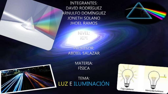 fisica luz e iluminacion