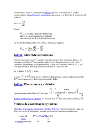 Fisica Modulo De Young Docx Science