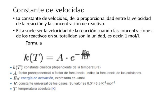 FÍSICA QUÍMICA CONSTANTE DE EQUILIBRIO