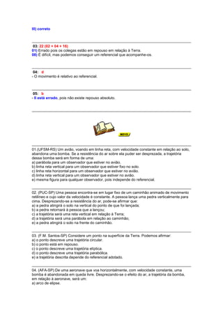 Fisicaresolucaoexerciciosgabaritocinematica20111serie 111218022908 ...