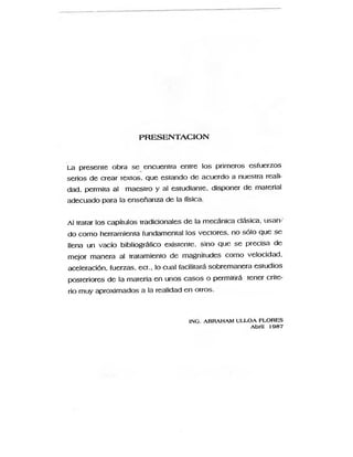 Fisicavectorial elemental