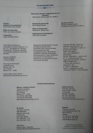 Fisica vol. 1   6ta edicion - serway