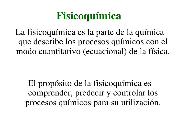 Resultado de imagen para fisicoquimica