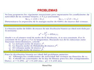 Manuel Páez
PROBLEMAS
 