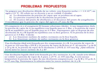 Manuel Páez
PROBLEMAS PROPUESTOS
 