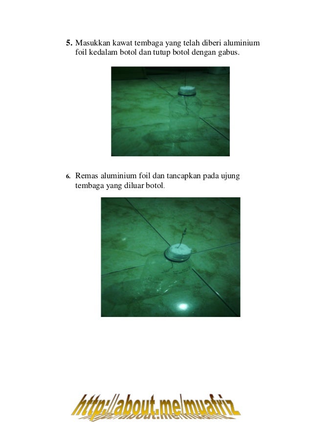 Elektroskop Sederhana (Laporan Fisika)