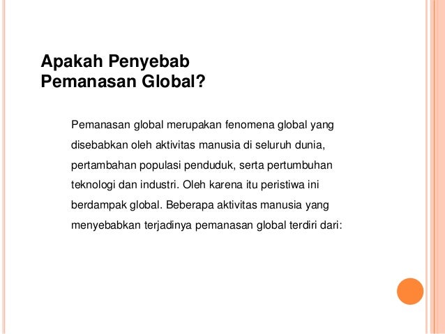 Fisika Sma Pemanasan Global Global Warming