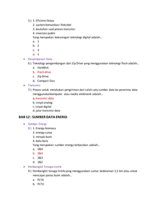 Kumpulan soal fisika kelas 12 Kurikulum 2013