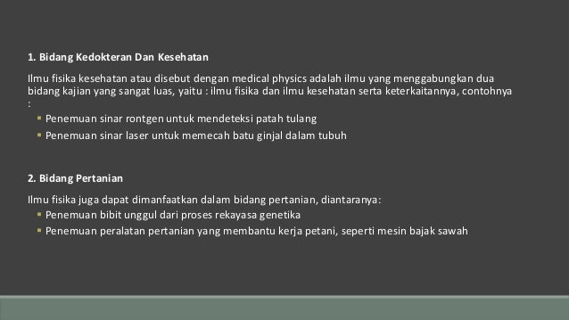 Pengertian Hakikat Peran Kinerja Fisika
