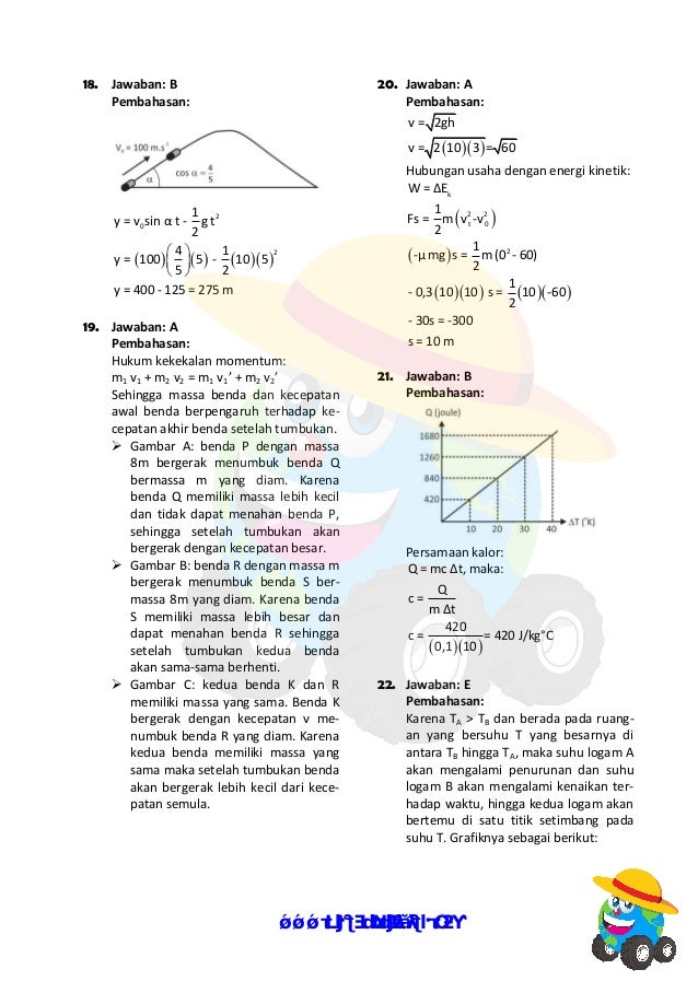 Pembahasan Prediksi UN Fisika SMA 2018 Paket 2