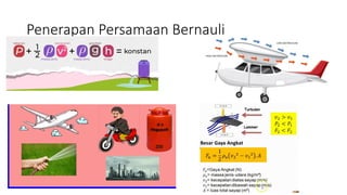 Penerapan Persamaan Bernauli
 