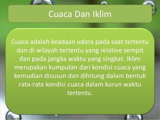 Fisika dalam lingkungan dan pemanfaatannya
