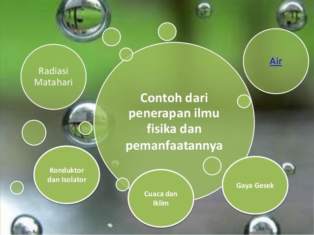 Fisika dalam lingkungan dan pemanfaatannya