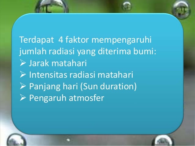 Fisika dalam lingkungan dan pemanfaatannya