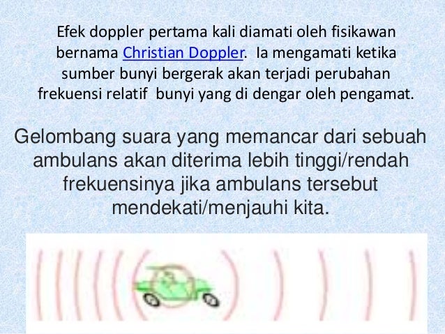 efek doppler &amp; pelayangan bunyi
