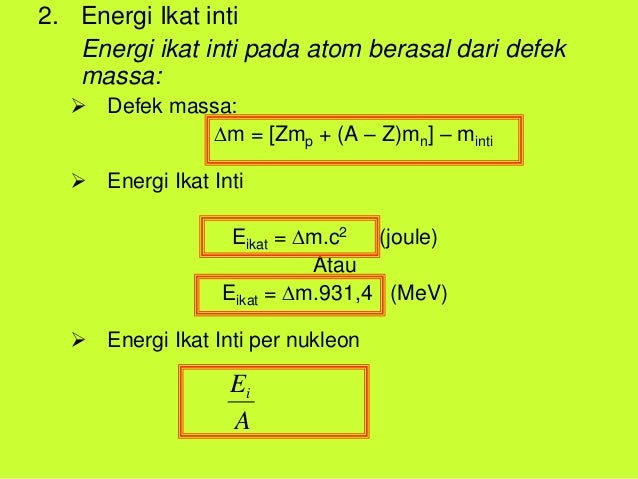 Contoh Soal Fisika Energi Ikat