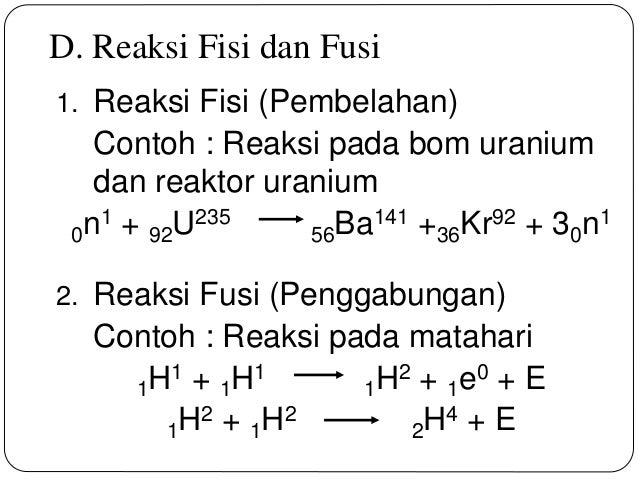 Contoh Soal Fisika Reaksi Inti