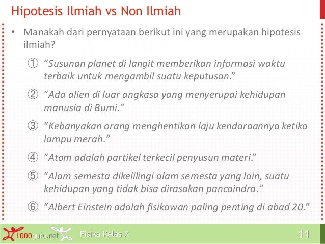 Pendahuluan Fisika Kelas X