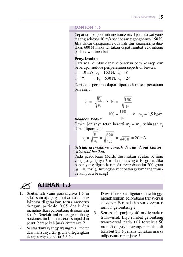 20 Contoh Soal Fisika Tentang Gelombang Cahaya Sma Kelas 12