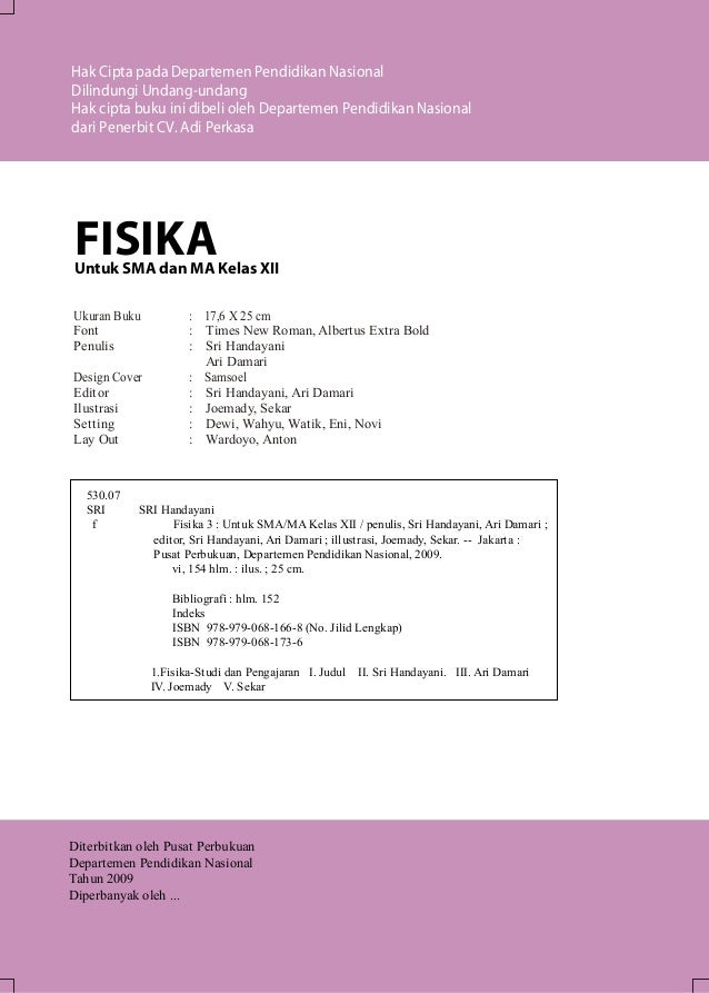 Fisika Sma Kelas Xii Sri Handayani