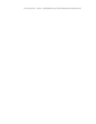 174CATATAN 31. SOAL 4: DISTRIBUSI LAJU DAN PERSAMAAN KEADAAAN
 