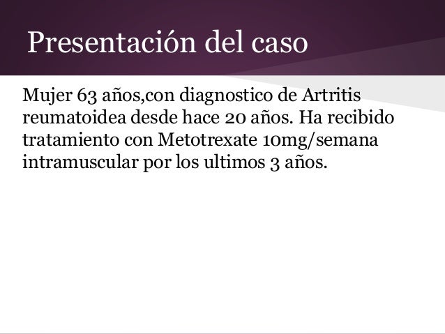 Caso Clínico - Artritis Reumatoides