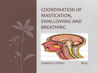 COORDINATION OF
MASTICATION,
SWALLOWING AND
BREATHING

Federico Villani

M24

 