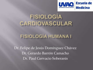 Dr. Felipe de Jesús Domínguez Chávez
     Dr. Gerardo Barrón Camacho
     Dr. Paul Gervacio Soberanis
 