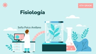 Sofia Paico Arellano
6TH GRADE
Fisiología
 