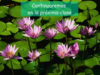 Continuaremos  en la próxima clase 