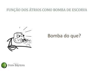 FUNÇÃO DOS ÁTRIOS COMO BOMBA DE ESCORVA




                   Bomba do que?
 