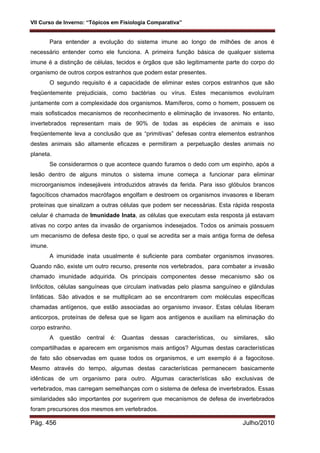 Fisiologia comparada USP 2010