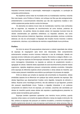 Fisiologia comparada USP 2010