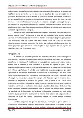 Fisiologia comparada USP 2010