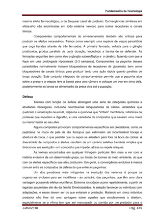 Fisiologia comparada USP 2010