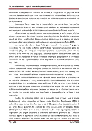 Fisiologia comparada USP 2010