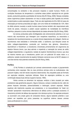 Fisiologia comparada USP 2010