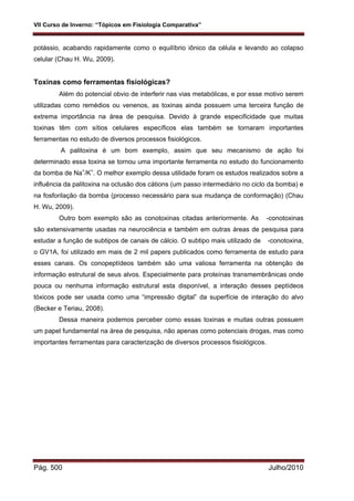 Fisiologia comparada USP 2010