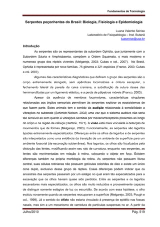 Fisiologia comparada USP 2010