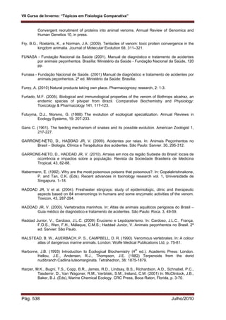 Fisiologia comparada USP 2010