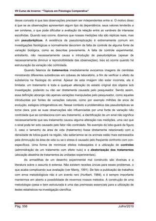 Fisiologia comparada USP 2010