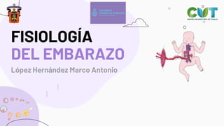 FISIOLOGÍA
DEL EMBARAZO
López Hernández Marco Antonio
 