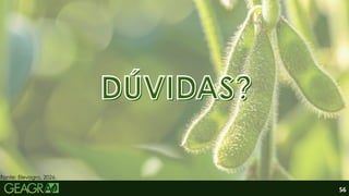 56
DÚVIDAS?
DÚVIDAS?
DÚVIDAS?
DÚVIDAS?
Fonte: Elevagro, 2026.
 
