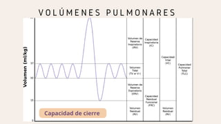 V O L Ú M E N E S P U L M O N A R E S
Capacidad de cierre
 